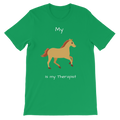 My Horse is My Therapist (White) Classic Kids T-Shirt