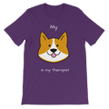 My Dog is My Therapist (White) Classic Kids T-Shirt