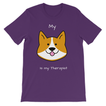 Load image into Gallery viewer, My Dog is My Therapist (White) Classic Kids T-Shirt