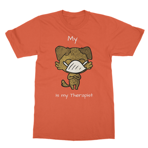 My ?? Is My Therapist (White) Classic Adult T-Shirt