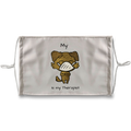 (Black) My ?? is My Therapist Sublimation Face Mask + 10 Replacement Filters