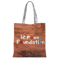 Knock on Wood 12 Paws Pattern Classic Sublimation Tote Bag