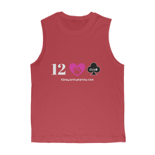 Load image into Gallery viewer, 12 Paws Club (White Lettering) Classic Adult Muscle Top