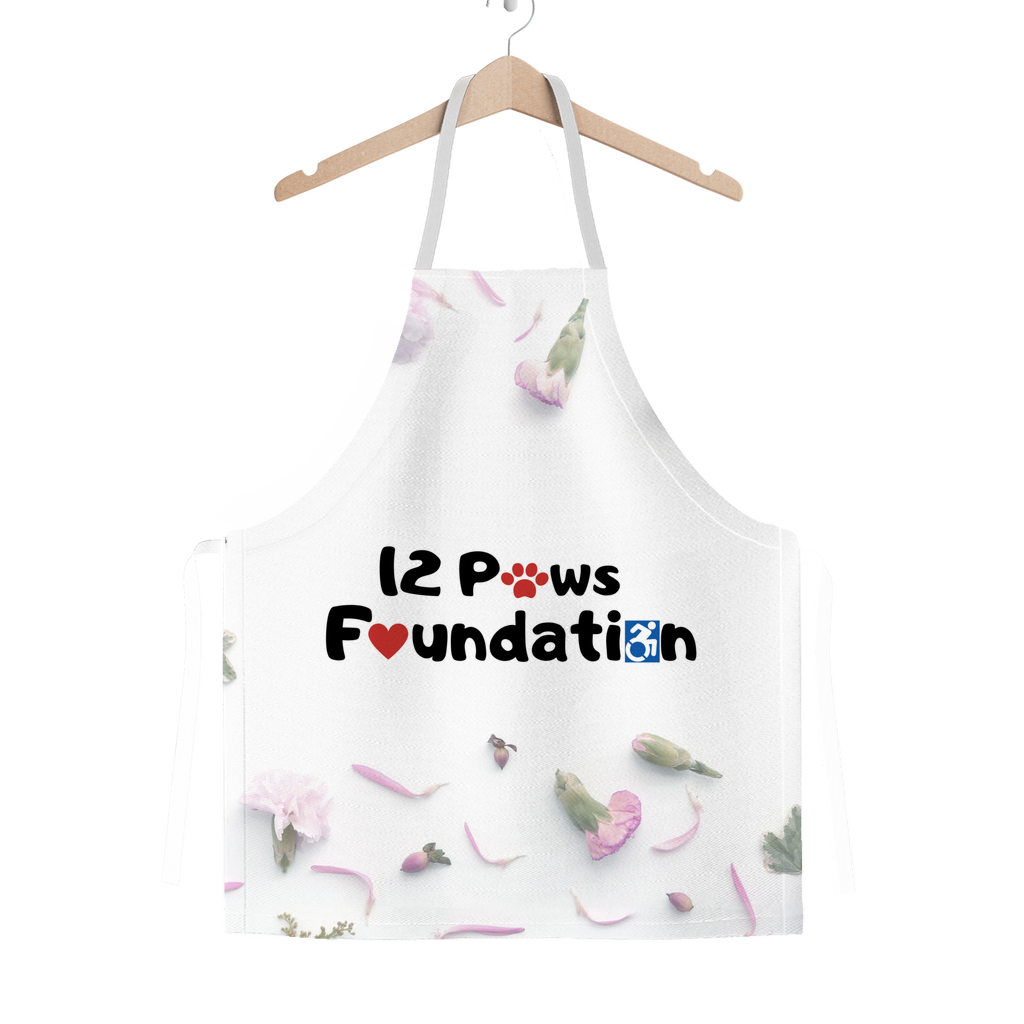12 Paws Flower Shower Classic Sublimation Adult Apron