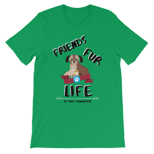 (Black Lettering) Friends Fur Life Classic Kids T-Shirt