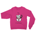 (Black) My Cat is My Therapist Classic Adult Sweatshirt