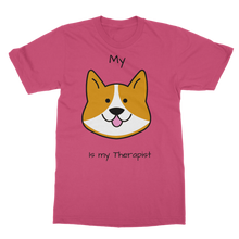 Load image into Gallery viewer, (Black) My Dog is my Therapist Classic Adult T-Shirt