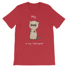 Load image into Gallery viewer, My Ferret is My Therapist (White) Classic Kids T-Shirt