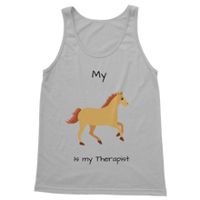 Load image into Gallery viewer, My Horse is My Therapist (Black) Classic Women&#39;s Tank Top