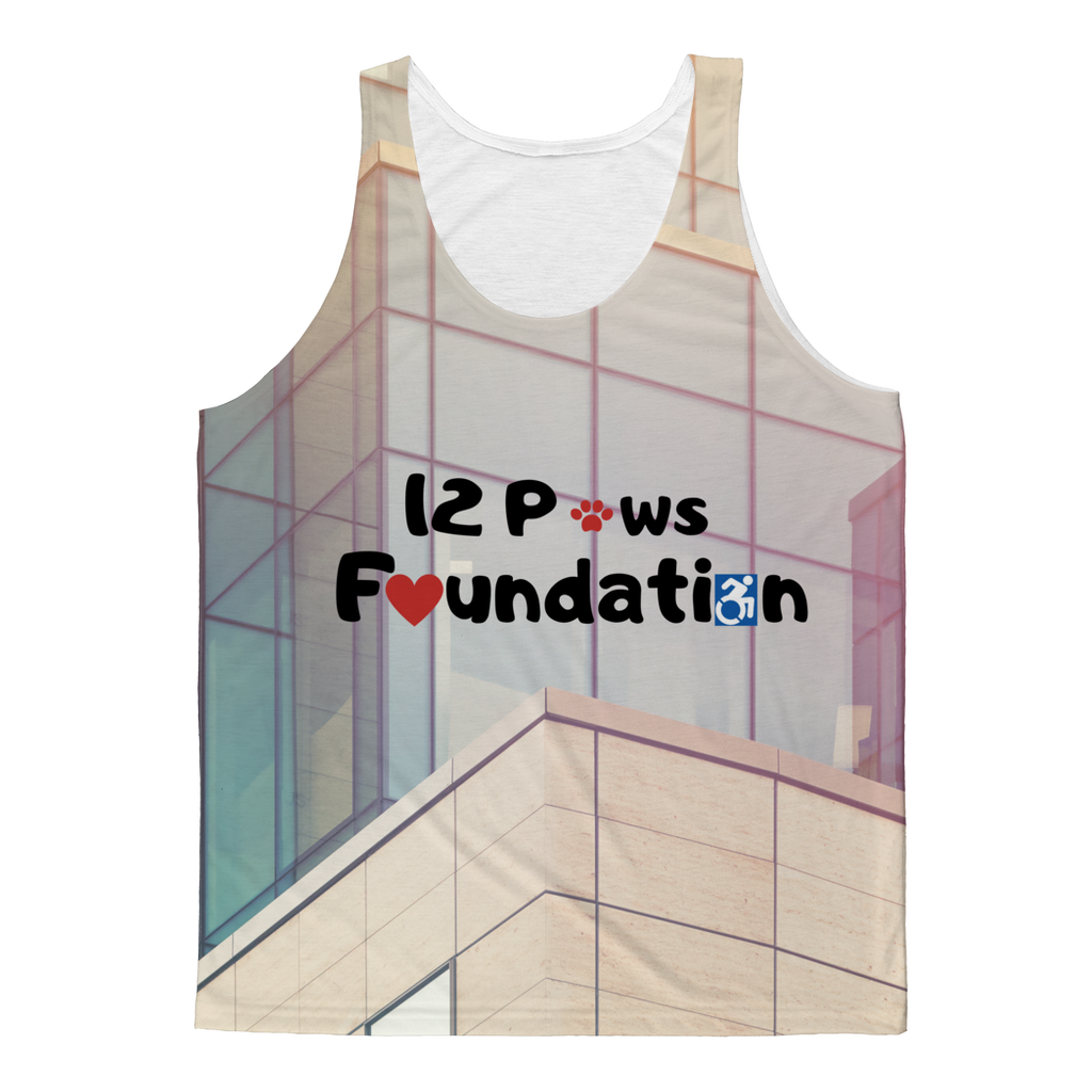 12 Paws Corporate Classic Sublimation Adult Tank Top