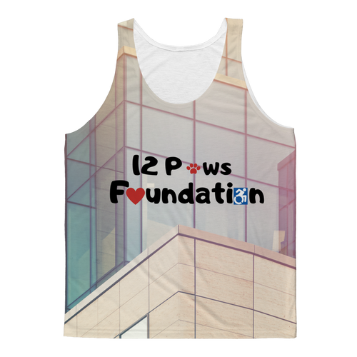 12 Paws Corporate Classic Sublimation Adult Tank Top