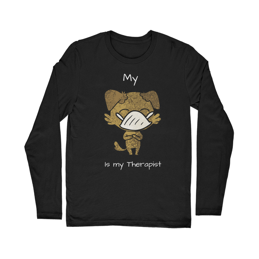 My ?? Is My Therapist (White) Classic Long Sleeve T-Shirt