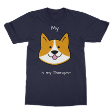 Load image into Gallery viewer, My Dog is My Therapist (White) Classic Adult T-Shirt