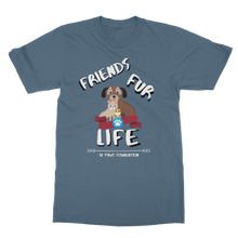 Load image into Gallery viewer, (White Lettering) Friends Fur Life Classic Adult T-Shirt