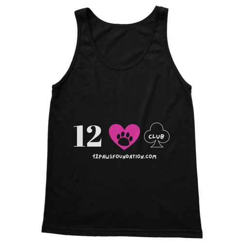 12 Paws Club (White Lettering) Classic Women's Tank Top