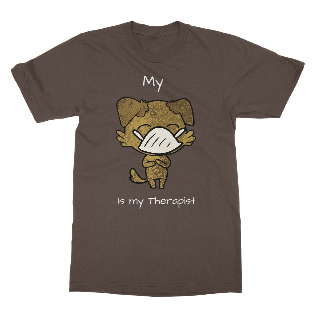 My ?? Is My Therapist (White) Classic Adult T-Shirt