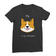 Load image into Gallery viewer, My Dog is My Therapist (White) Classic Women&#39;s T-Shirt