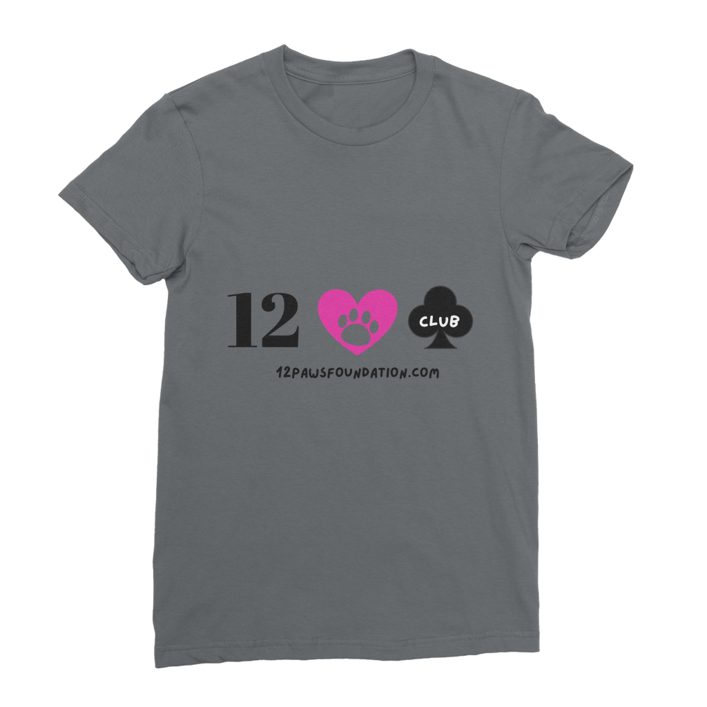 (Black Lettering) 12 Paws Club Classic Women's T-Shirt