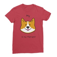 Load image into Gallery viewer, (Black) My Dog is my Therapist Classic Women&#39;s T-Shirt