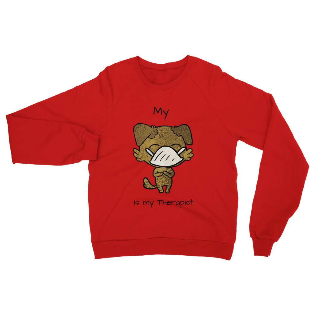 (Black) My ?? is My Therapist Classic Adult Sweatshirt