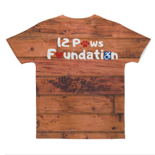 Load image into Gallery viewer, Knock on Wood 12 Paws Pattern Classic Sublimation Adult T-Shirt