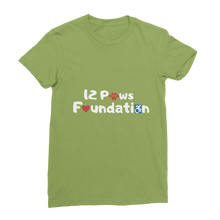 Load image into Gallery viewer, (White Lettering) 12 Paws Foundation Classic Women&#39;s T-Shirt
