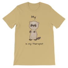 Load image into Gallery viewer, My Ferret is My Therapist (Black) Classic Kids T-Shirt