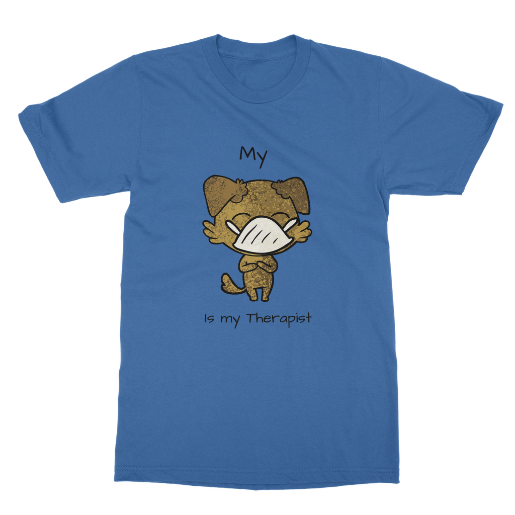 (Black) My ?? is My Therapist Classic Adult T-Shirt