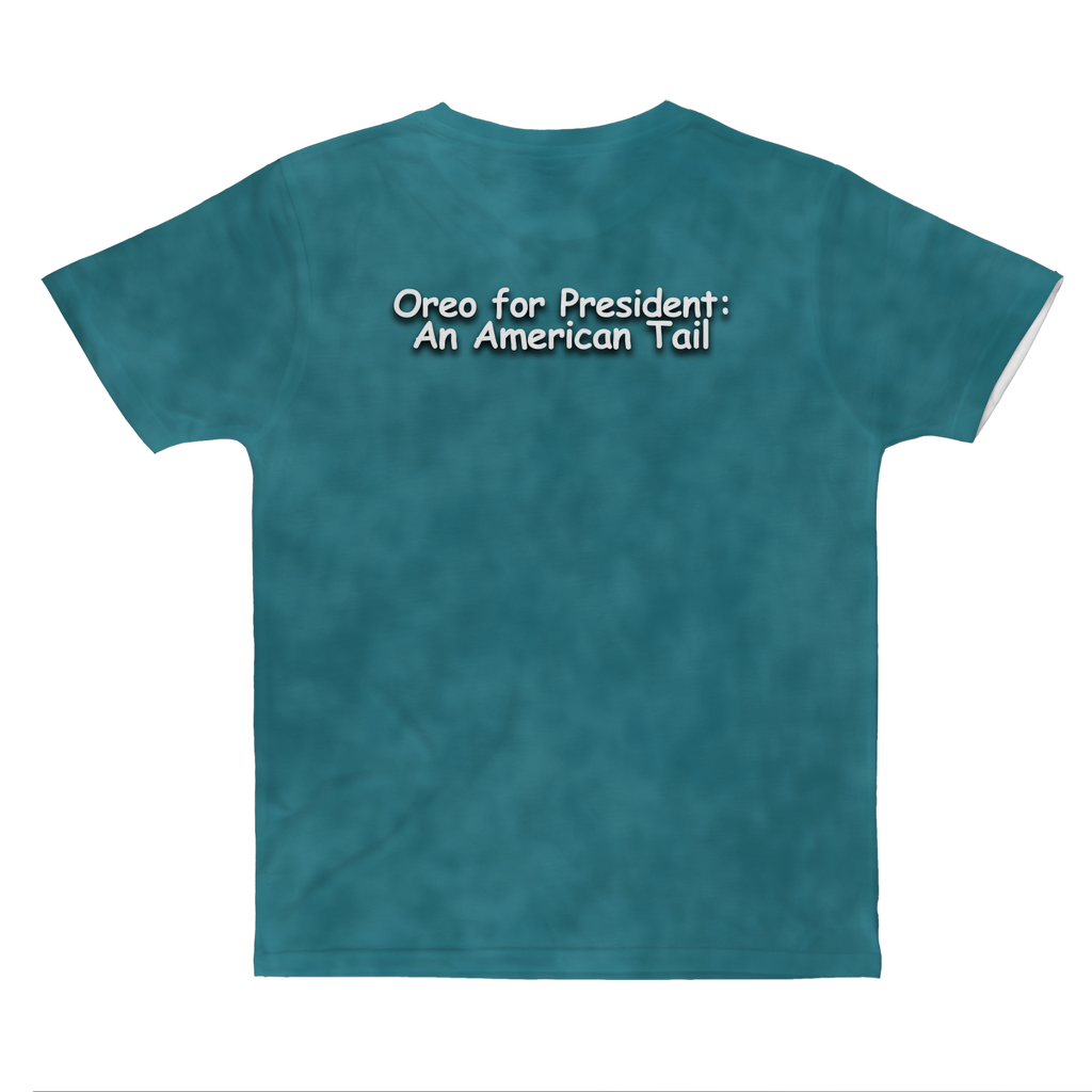 Oreo for President Classic Sublimation Adult T-Shirt