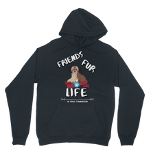 Load image into Gallery viewer, (White Lettering) Friends Fur Life Classic Adult Hoodie
