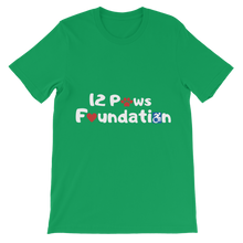 Load image into Gallery viewer, (White Lettering) 12 Paws Foundation Classic Kids T-Shirt