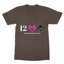 Load image into Gallery viewer, 12 Paws Club (White Lettering) Classic Adult T-Shirt