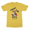 (Black Lettering) Friends Fur Life Classic Adult T-Shirt