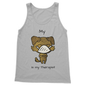 (Black) My ?? is My Therapist Classic Women's Tank Top
