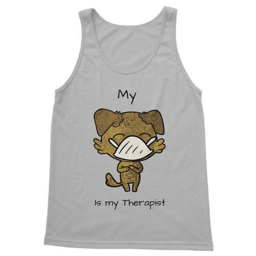 (Black) My ?? is My Therapist Classic Women's Tank Top
