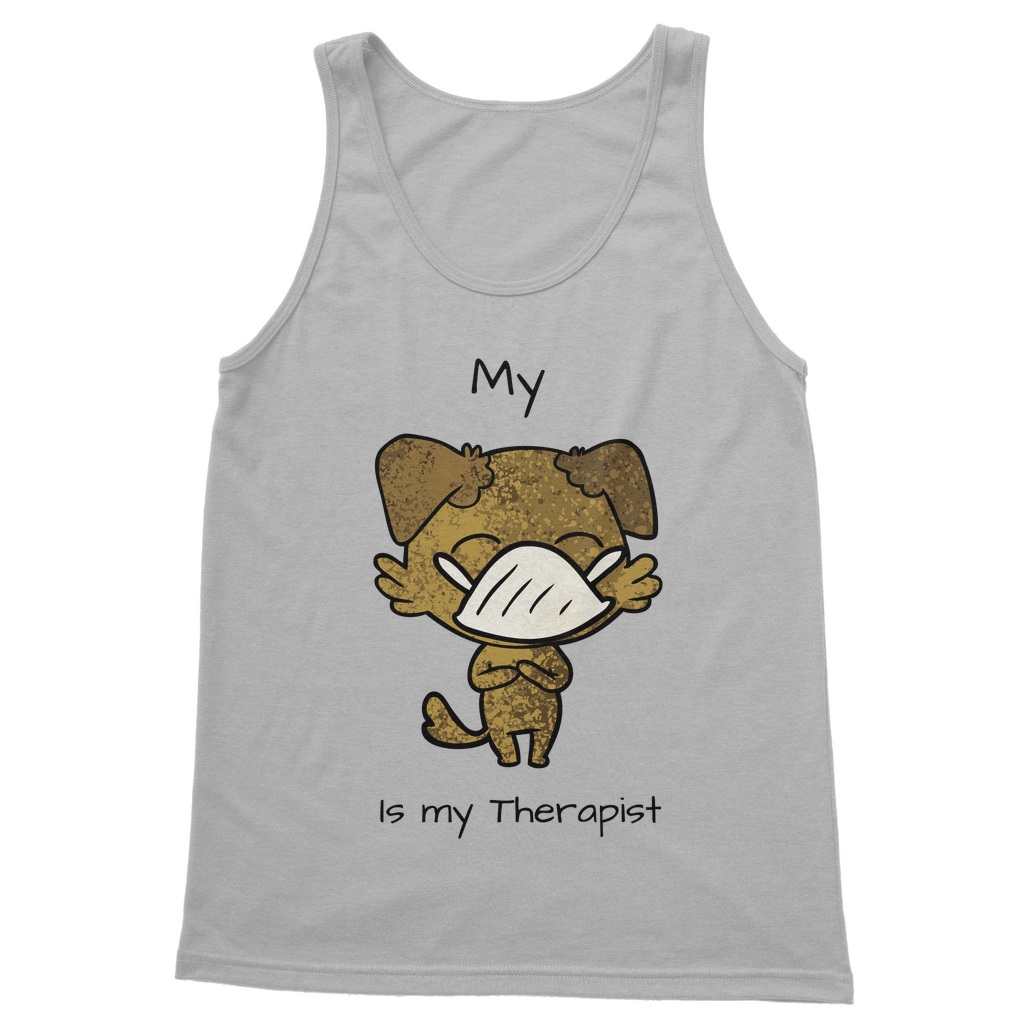 (Black) My ?? is My Therapist Classic Women's Tank Top