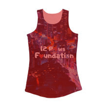 Load image into Gallery viewer, 12 Paws Night Lights Pattern Women Performance Tank Top