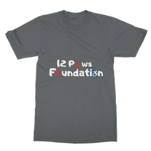 Load image into Gallery viewer, (White Lettering) 12 Paws Foundation Classic Adult T-Shirt