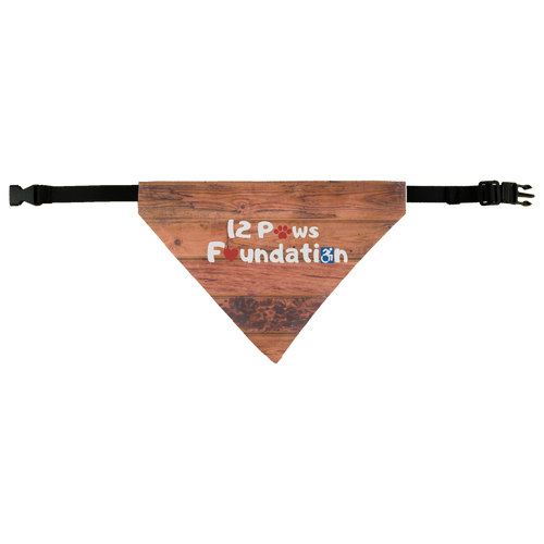 Knock on Wood 12 Paws Pattern Pet Bandana