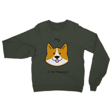 Load image into Gallery viewer, (Black) My Dog is my Therapist Classic Adult Sweatshirt