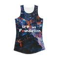 12 Paws Night Lights Pattern Women Performance Tank Top