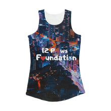 Load image into Gallery viewer, 12 Paws Night Lights Pattern Women Performance Tank Top
