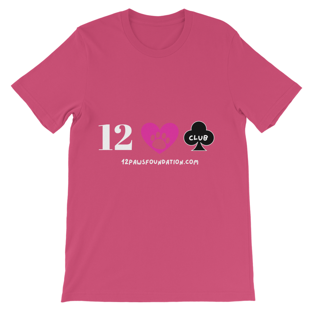 12 Paws Club (White Lettering) Classic Kids T-Shirt