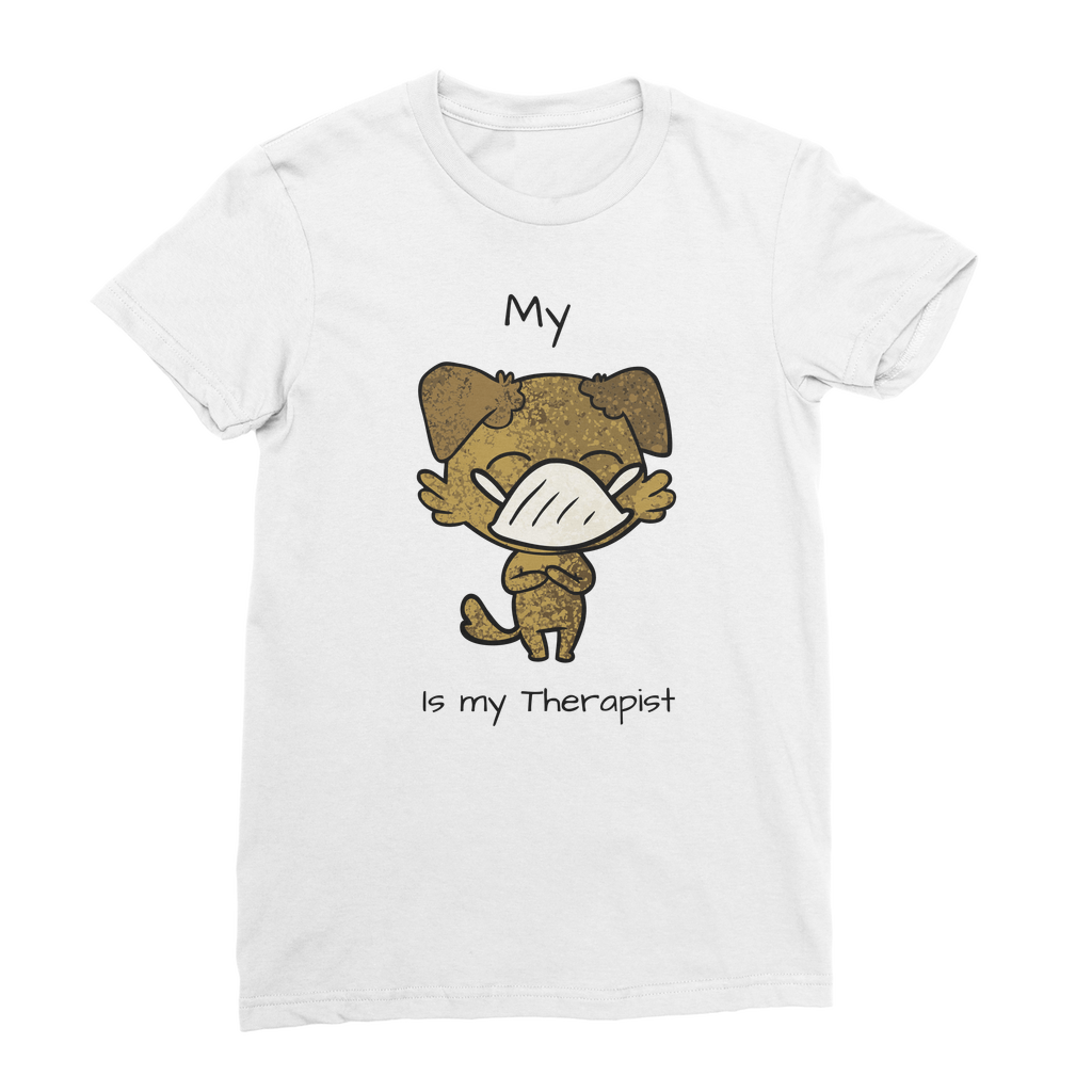 (Black) My ?? is My Therapist Classic Women's T-Shirt