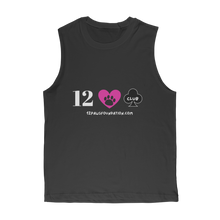 Load image into Gallery viewer, 12 Paws Club (White Lettering) Classic Adult Muscle Top