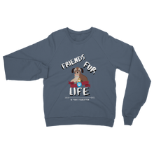 Load image into Gallery viewer, (White Lettering) Friends Fur Life Classic Adult Sweatshirt