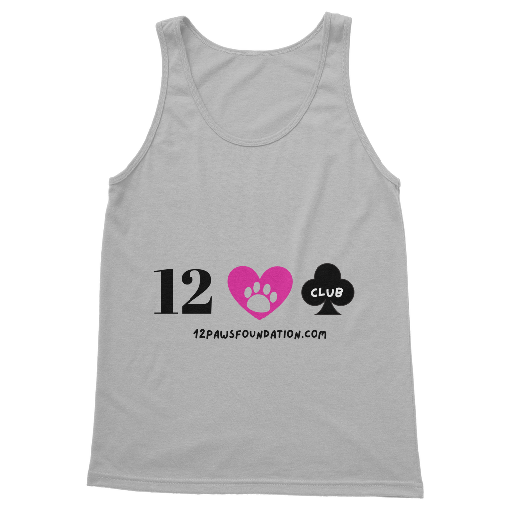 (Black Lettering) 12 Paws Club Classic Women's Tank Top