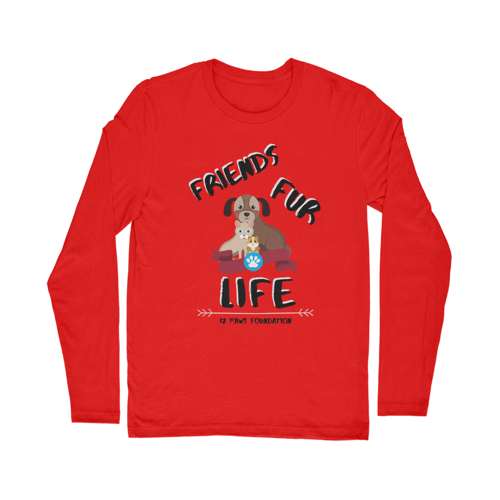 (Black Lettering) Friends Fur Life Classic Long Sleeve T-Shirt