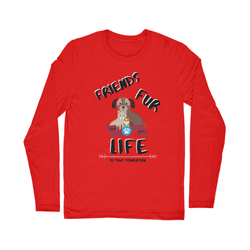 (Black Lettering) Friends Fur Life Classic Long Sleeve T-Shirt
