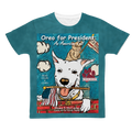 Oreo for President Classic Sublimation Adult T-Shirt